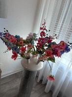 Vaas met kunstbloemen, Huis en Inrichting, Ophalen of Verzenden, Zo goed als nieuw