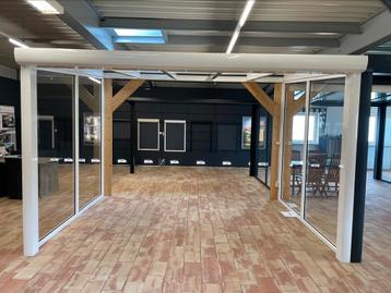 Terrasoverkapping met twee zijwanden Nieuw beschikbaar voor biedingen
