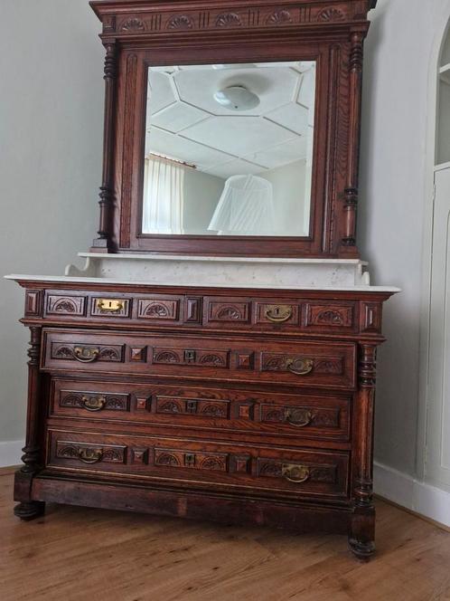 Prachtige antieke commode, Antiek en Kunst, Antiek | Meubels | Kasten, Ophalen