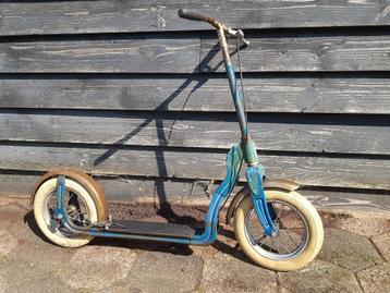 Vintage VEB Metallbau Step Kinderstep Patina - Döblen Roller beschikbaar voor biedingen