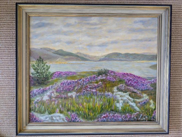 LANDSCHAP IN SCHOTLAND, Antiek en Kunst, Kunst | Schilderijen | Klassiek, Ophalen