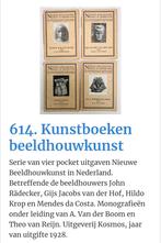 Kunstboeken beeldhouwkunst Hildo Krop en meer…., Ophalen of Verzenden