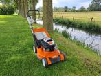 Stihl RM 655 vs benzine grasmaaier., Ophalen, Cirkelmaaier, Stihl, Gebruikt