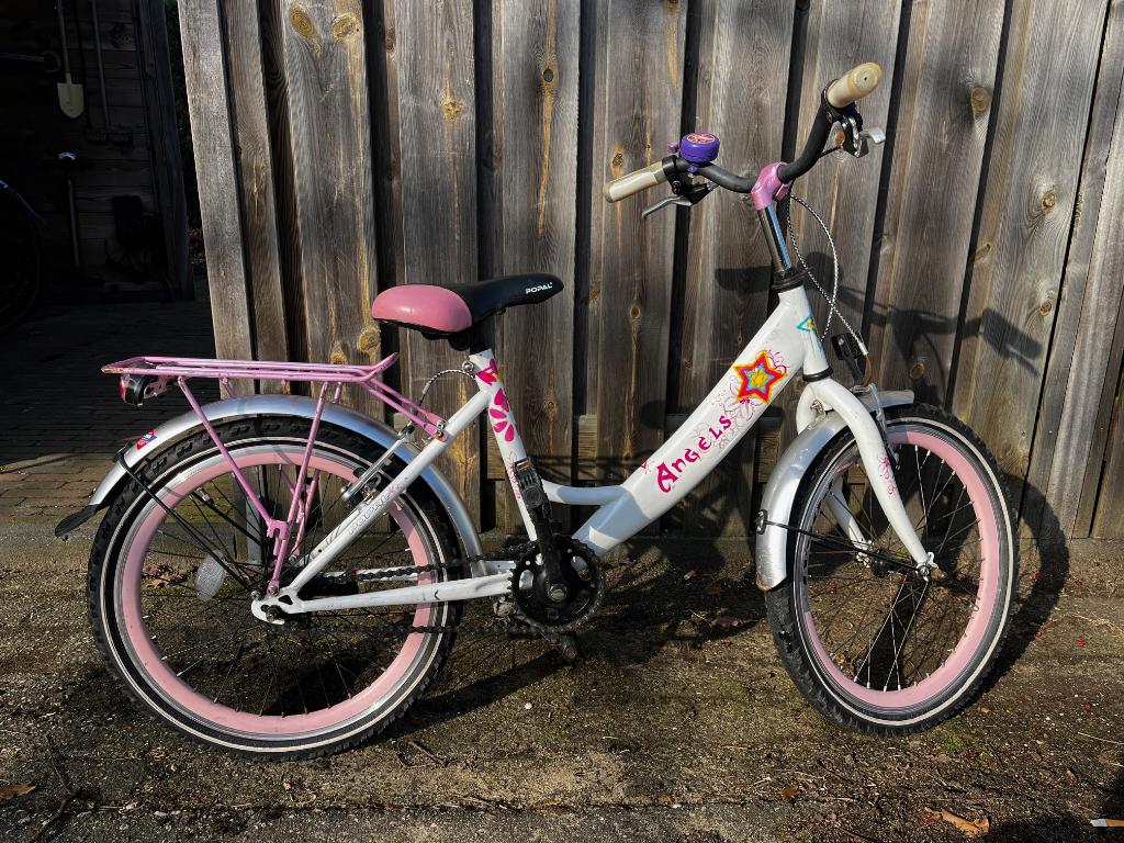 Meisjesfiets Popal Angel (20 inch), Ophalen, Gebruikt, 20 inch of meer