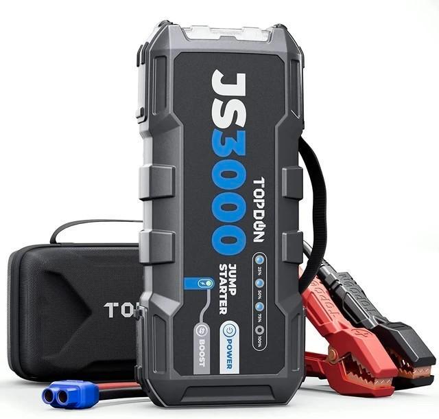 Topdon JS3000 Jumpstart/ Starthulp / Accubooster / Powerbank, Auto diversen, Jumpstarters, Nieuw, Ophalen of Verzenden