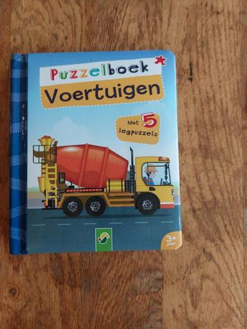 Puzzelboek Voertuigen met 5 Puzzels beschikbaar voor biedingen