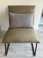 Fauteuil Cooper - leatherlook - olijfgroen - Leenbakker, Huis en Inrichting, Fauteuils, Ophalen, Industrieel/Modern, 75 tot 100 cm