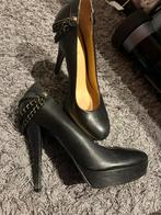 Guess pumps met kettingen maat 37 origineel zgan, Pumps, Guess, G, Zwart