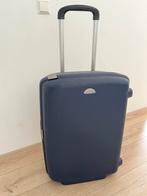 Te koop: Samsonite hardcase blauwe koffer in goede staat, Gebruikt, Hard kunststof, Ophalen