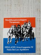 sticker Wereldkampioenschappen Vierspannen '82 Paleis Het Lo, Ophalen of Verzenden, Zo goed als nieuw, Sport