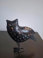 Decoratieve uil van plaatwerk, Antiek en Kunst, Ophalen of Verzenden