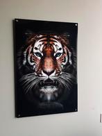 Wallfield Tijger Schilderij Glas, Antiek en Kunst, Ophalen