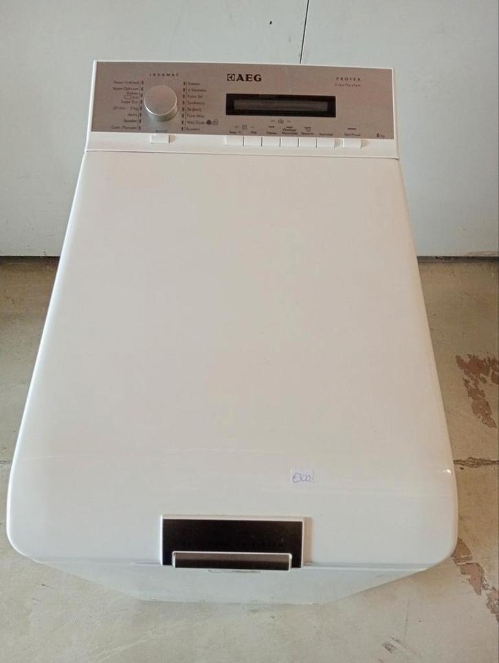 AEG Protex Liquisystem 6kg Bovenlader - Zo goed als nieuw, Witgoed en Apparatuur, Wasmachines, Zo goed als nieuw, Bovenlader, 4 tot 6 kg