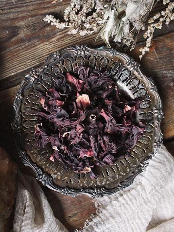 Gedroogde Hibiscus Bloemen Magisch Gebruik Wicca,Reiki beschikbaar voor biedingen