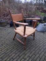 vintage retro rietgedekte stoel,(stijl bas van pelt), Huis en Inrichting, Ophalen