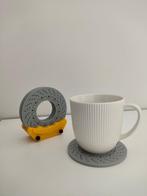 Gele remschijf onderzetter, Ophalen of Verzenden, Nieuw, Glas of Kopje