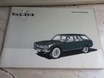 Instructieboek Peugeot 504 Break, 504 familiale 9-1971 mooi, Ophalen of Verzenden