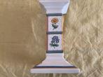 Vintage Bloemen Kandelaar, Overige materialen, Wit, Ophalen of Verzenden, Zo goed als nieuw
