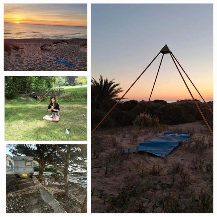 Unieke compacte, lichtgewicht meditatie Piramide - NIEUW, Sport en Fitness, Gezondheidsproducten en Wellness, Nieuw, Overige typen