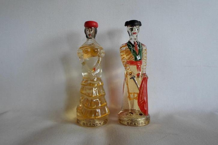 Vintage Brandy Flesje Senorita Torero, Antiek en Kunst, Antiek | Glas en Kristal, Ophalen of Verzenden