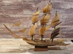 Decoratief zeilschip model van buffelhoorn, Ophalen