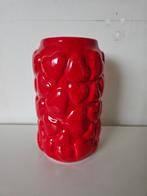Rode Vaas met Hartjes - Perfecte Staat!, Huis en Inrichting, Woonaccessoires | Vazen, Ophalen, Steen, Zo goed als nieuw, Minder dan 50 cm