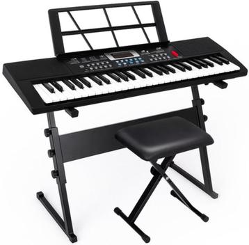 PlayOn Keyboard 61 Toetsen Met Standaard, Krukje & Microfoon beschikbaar voor biedingen