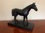 Bronzen paard H. 22 x 25 x 10 cm., Ophalen of Verzenden, Zo goed als nieuw, Dier
