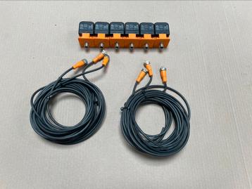 6 stuks IFM IM5135 inductieve / benaderings sensor inc kabel beschikbaar voor biedingen