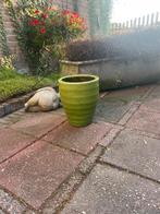 Overpot, Ophalen of Verzenden, Zo goed als nieuw, Rond, Minder dan 30 cm