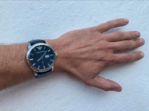 EMPORIO ARMANI heren horloge, Sieraden, Tassen en Uiterlijk, Horloges | Antiek, Overige merken, Staal, Ophalen of Verzenden