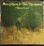 Don Gibson & Sue Thompson - Warm Love LP, Cd's en Dvd's, Vinyl | Country en Western, Gebruikt, Ophalen of Verzenden, 12 inch