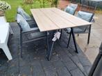 Garden impressions tuinset Tafel 205x100cm met 4 stoelen, Ophalen, Nieuw