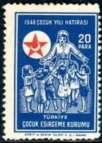 Turkije ZC-148-pf - Dwangtoeslag voor kinderhulp, Postzegels en Munten, Ophalen of Verzenden, Republiek Turkije, Overige landen