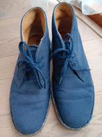 Clarks 39 womens desert boots canvas, Blauw, Ophalen of Verzenden, Clarks, Sneakers of Gympen