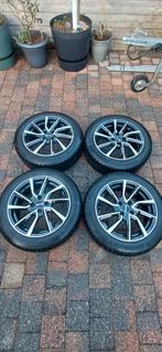 Winter set velgen 4x100 195/55/R16H Avus Racing, Ophalen, Gebruikt, 16 inch, Banden en Velgen
