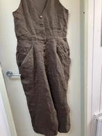 Donker olijfgroene linnen jumpsuit van Whistler mt 42, Kleding | Dames, Jumpsuits, Ophalen of Verzenden, Zo goed als nieuw, Maat 42/44 (L)