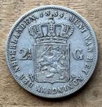 2,5 gulden 1854 Willem III, Postzegels en Munten, Munten | Nederland, Ophalen, Koning Willem III, Zilver, Losse munt
