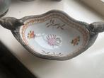 Antiek porseleinen schaaltje met vogeldecoratie, Ophalen of Verzenden