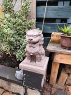 Tuinbeeld Foo-dog / Chinese Leeuw, Tuin en Terras, Tuinbeelden, Ophalen of Verzenden, Gebruikt, Beton, Dierenbeeld