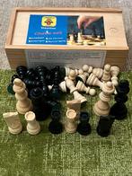 Chess Staunton Schaakspel Koninghoogte 77 mm, Hobby en Vrije tijd, Gezelschapsspellen | Bordspellen, Ophalen of Verzenden, Zo goed als nieuw