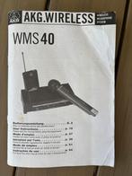 Wireless microfoon WMS 40, Ophalen of Verzenden, Gebruikt, Overige typen, Draadloos