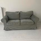 Groene hoes ekteop 2 zits bank ikea, Huis en Inrichting, Banken | Bankstellen, Ophalen, 150 tot 200 cm, Tweepersoons, 75 tot 100 cm