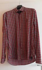 Blue Industry overhemd rood/blauw/wit.Boordmt.43.Als nieuw., Blue Industry, Ophalen of Verzenden, Zo goed als nieuw, Halswijdte 43/44 (XL)