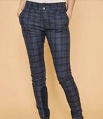 MOS MOSH Blake Carli pantalon maat 34 XS . Blauw geruit., MOS MOSH, Blauw, Ophalen of Verzenden, Zo goed als nieuw