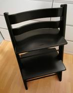 Compleet Stokke tripp trapp kinderstoel ZWART triptrap trip, Kinderen en Baby's, Kinderstoelen, Ophalen, Zo goed als nieuw, Meegroeistoel