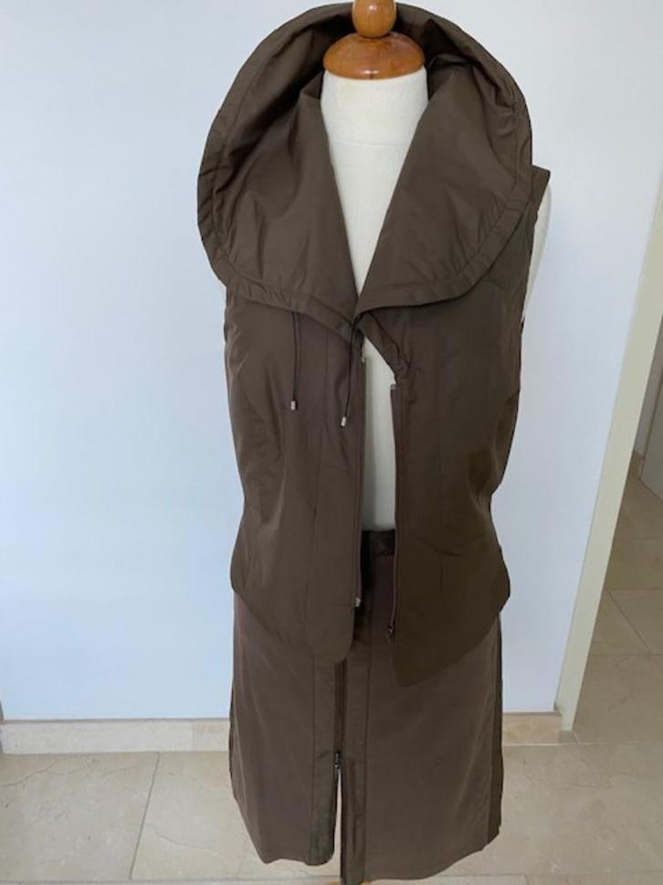 Stijlvolle combinatie / Rok en gilet bruin A-rticles maat 38, Kleding | Dames, Rokken, Zo goed als nieuw, Maat 38/40 (M), Bruin