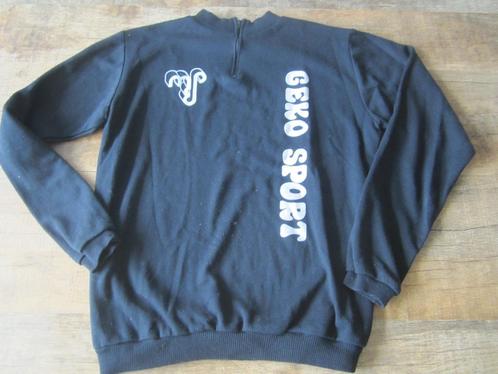 wielertrui Geko sport den Haan de gangmaker 1985 wol, Sport en Fitness, Wielrennen, Gebruikt, Kleding, Ophalen of Verzenden