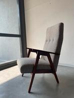 Vintage fauteuil jaren 50 nieuw schuim nieuwe bekleding, Huis en Inrichting, Fauteuils, Ophalen, ., 2de hands, 75 tot 100 cm