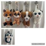 5 Ty Beanie Boo sleutelhanger dieren: glitteroogjes, Kinderen en Baby's, Speelgoed | Knuffels en Pluche, Ophalen of Verzenden